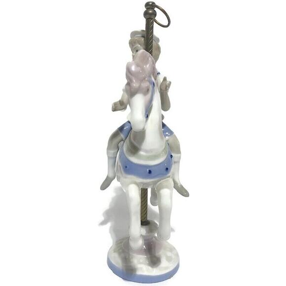 Paul Sebastian Sailor Child On Merry Go Round Horse Figurine Vintage 1990 8.5" - Picture 8 of 10